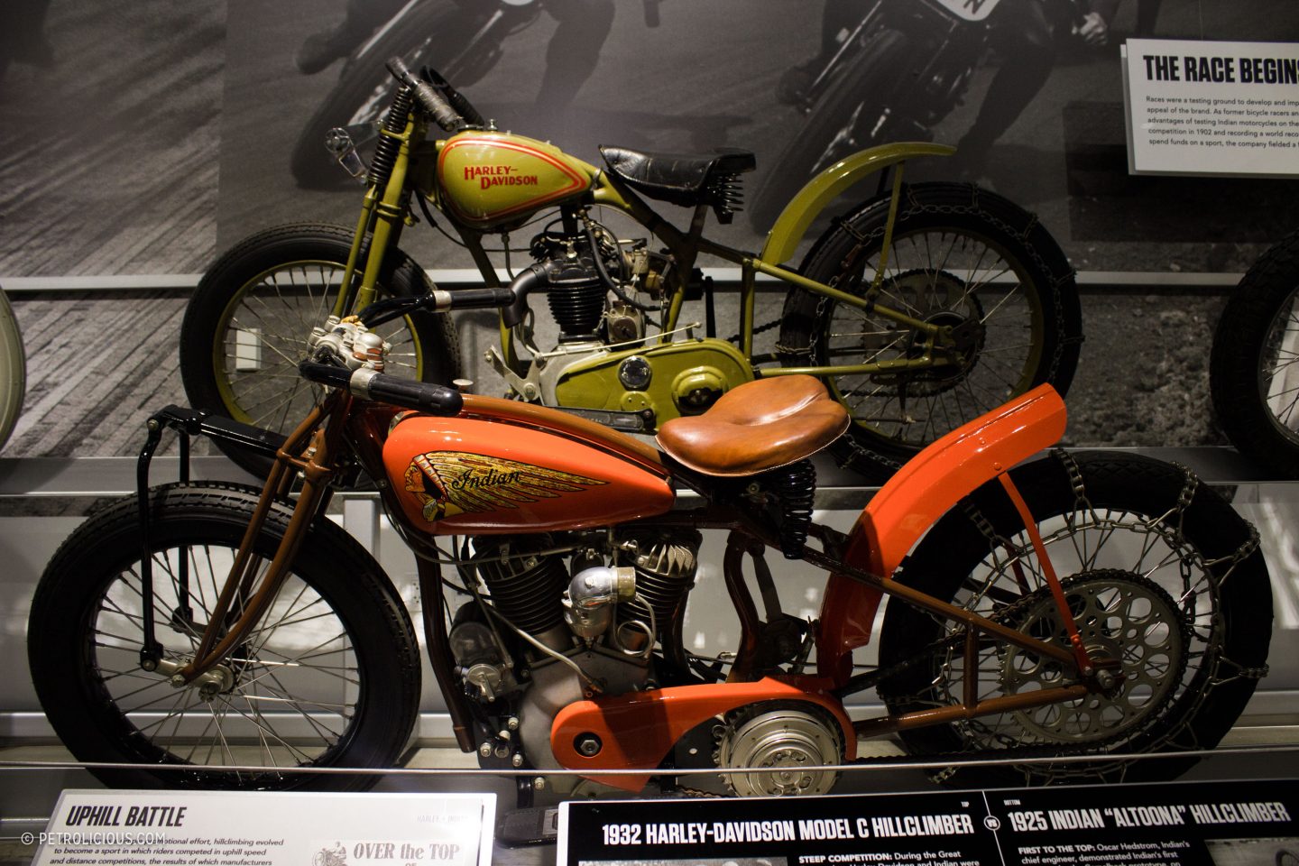 GALLERY The Petersen Automotive Museum Is The Latest Battleground For Harleys And Indians