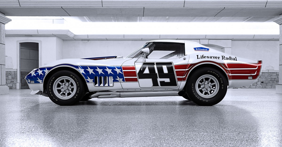 Unabashedly American The Stars And Stripes Greenwood Corvette Tribute